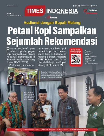 Edisi Minggu, 15 Desember 2024: E-Koran, Bacaan Positif Masyarakat 5.0