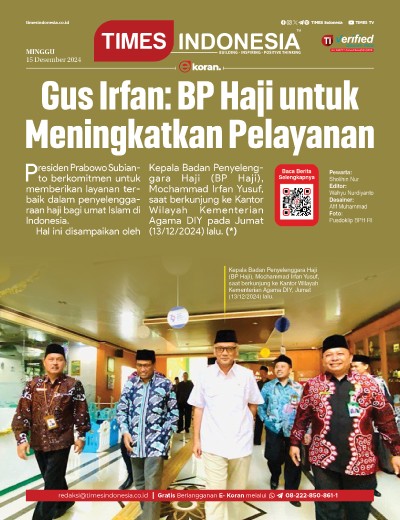 Edisi Minggu, 15 Desember 2024: E-Koran, Bacaan Positif Masyarakat 5.0