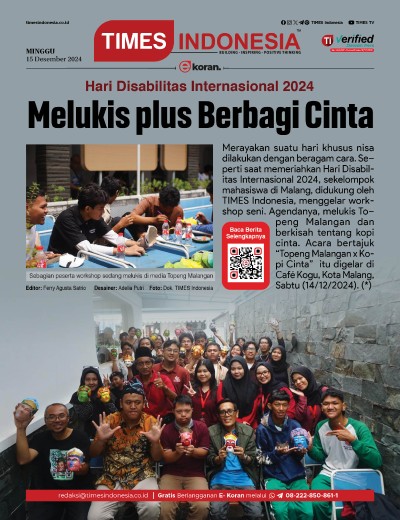 	Edisi Minggu, 15 Desember 2024: E-Koran, Bacaan Positif Masyarakat 5.0