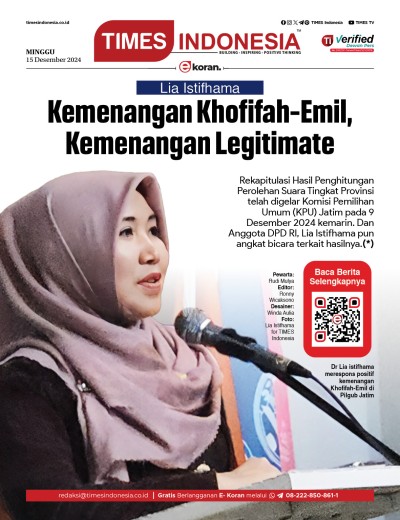 Edisi Minggu, 15 Desember 2024: E-Koran, Bacaan Positif Masyarakat 5.0