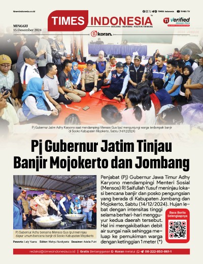	Edisi Minggu, 15 Desember 2024: E-Koran, Bacaan Positif Masyarakat 5.0