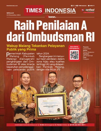 Edisi Minggu, 15 Desember 2024: E-Koran, Bacaan Positif Masyarakat 5.0
