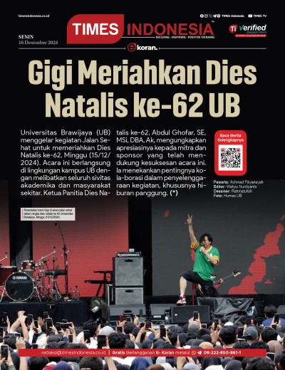 Edisi Senin, 16 Desember 2024: E-Koran, Bacaan Positif Masyarakat 5.0