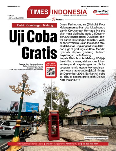 Edisi Senin, 16 Desember 2024: E-Koran, Bacaan Positif Masyarakat 5.0