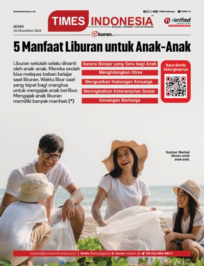 Edisi Senin, 16 Desember 2024: E-Koran, Bacaan Positif Masyarakat 5.0