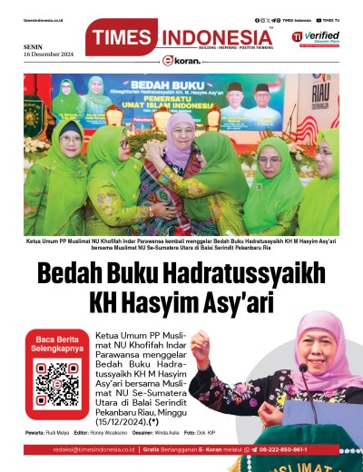 Edisi Senin, 16 Desember 2024: E-Koran, Bacaan Positif Masyarakat 5.0
