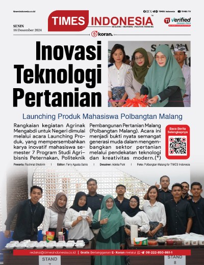 Edisi Senin, 16 Desember 2024: E-Koran, Bacaan Positif Masyarakat 5.0