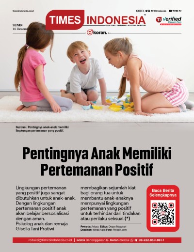Edisi Senin, 16 Desember 2024: E-Koran, Bacaan Positif Masyarakat 5.0
