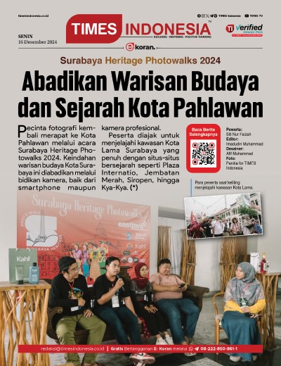 Edisi Senin, 16 Desember 2024: E-Koran, Bacaan Positif Masyarakat 5.0