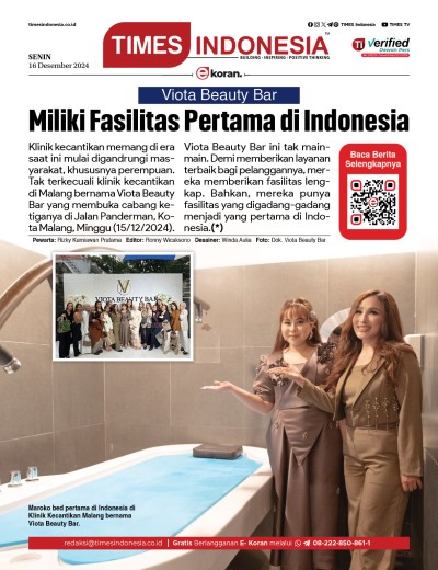 Edisi Senin, 16 Desember 2024: E-Koran, Bacaan Positif Masyarakat 5.0