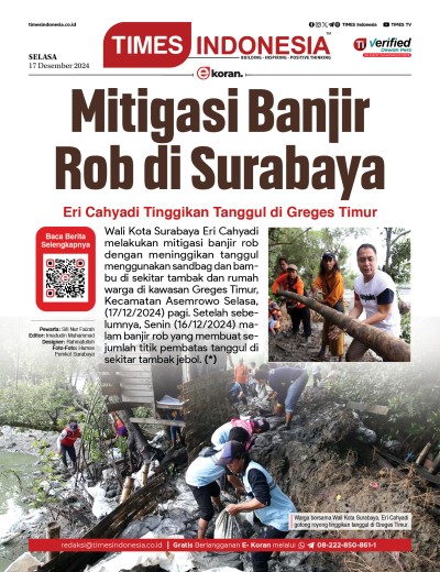 Edisi Selasa, 17 Desember 2024: E-Koran, Bacaan Positif Masyarakat 5.0