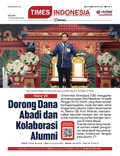 Edisi Selasa, 17 Desember 2024: E-Koran, Bacaan Positif Masyarakat 5.0