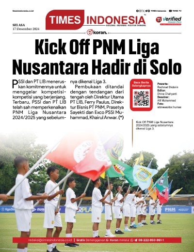 Edisi Selasa, 17 Desember 2024: E-Koran, Bacaan Positif Masyarakat 5.0