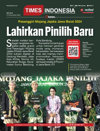 Edisi Selasa, 17 Desember 2024: E-Koran, Bacaan Positif Masyarakat 5.0