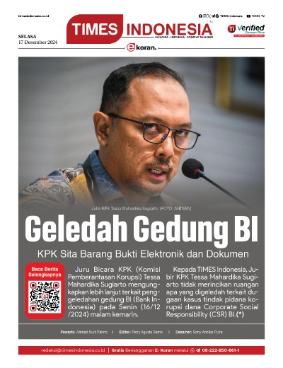 Edisi Selasa, 17 Desember 2024: E-Koran, Bacaan Positif Masyarakat 5.0