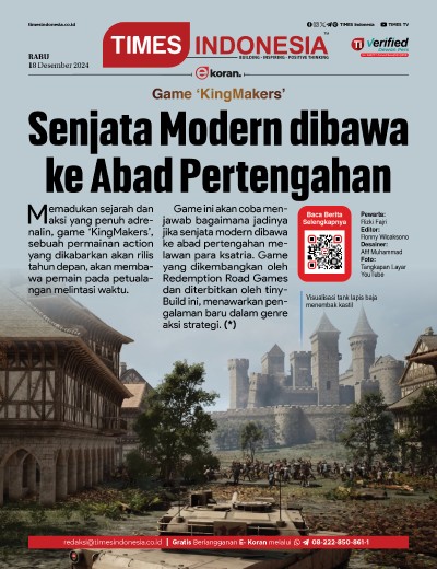 Edisi Rabu, 18 Desember 2024: E-Koran, Bacaan Positif Masyarakat 5.0