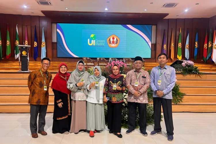 Tim dari UIN Maliki Malang saat menghadiri acara UI GreenMetric World University Rankings 2024. (Foto: Humas UIN Malang)