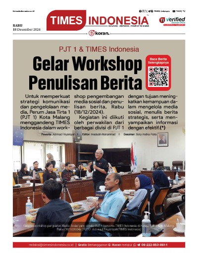 Edisi Rabu, 18 Desember 2024: E-Koran, Bacaan Positif Masyarakat 5.0
