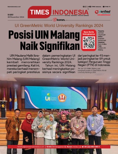 Edisi Rabu, 18 Desember 2024: E-Koran, Bacaan Positif Masyarakat 5.0