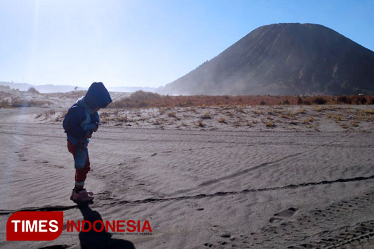 Hamparan pasir Gunung Bromo. (Foto: Dok/TIMES Indonesia)