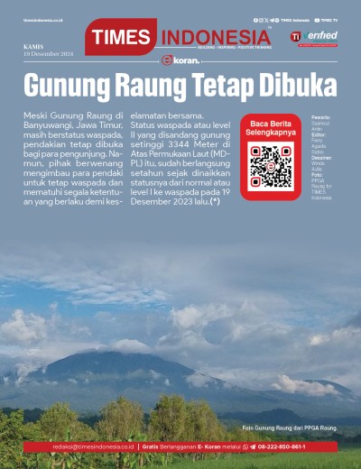 	Edisi Kamis, 19 Desember 2024: E-Koran, Bacaan Positif Masyarakat 5.0