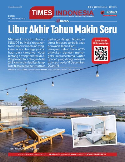 	Edisi Kamis, 19 Desember 2024: E-Koran, Bacaan Positif Masyarakat 5.0