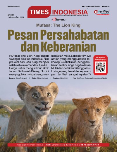 	Edisi Kamis, 19 Desember 2024: E-Koran, Bacaan Positif Masyarakat 5.0