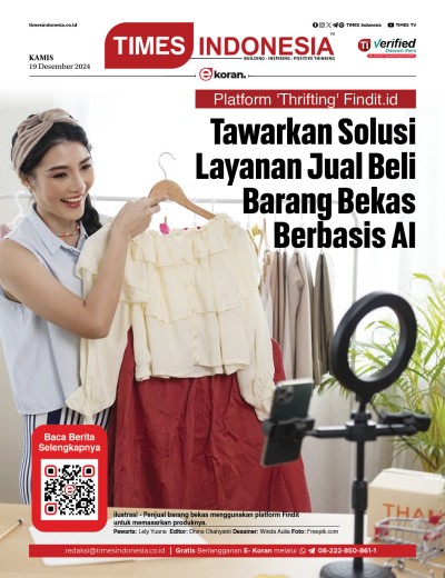 	Edisi Kamis, 19 Desember 2024: E-Koran, Bacaan Positif Masyarakat 5.0
