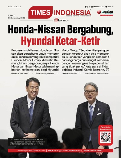 Edisi Jumat, 20 Desember 2024: E-Koran, Bacaan Positif Masyarakat 5.0