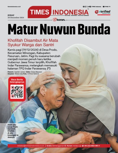 Edisi Jumat, 20 Desember 2024: E-Koran, Bacaan Positif Masyarakat 5.0