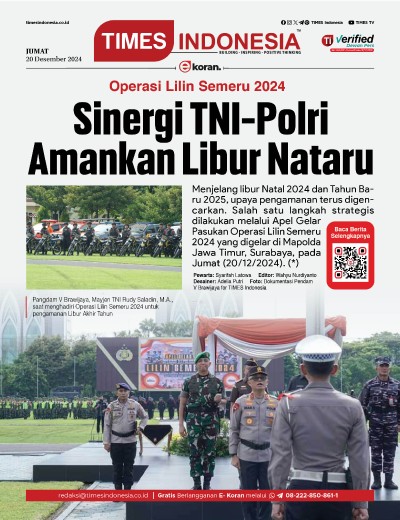 Edisi Jumat, 20 Desember 2024: E-Koran, Bacaan Positif Masyarakat 5.0