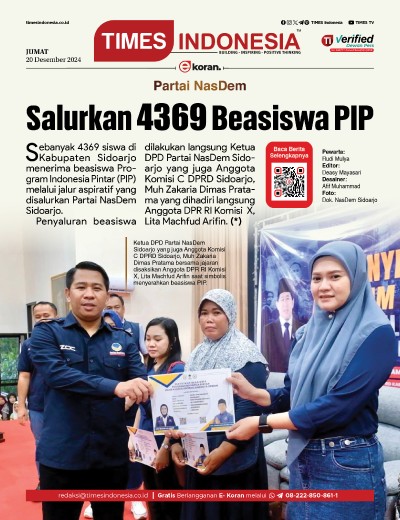 Edisi Jumat, 20 Desember 2024: E-Koran, Bacaan Positif Masyarakat 5.0