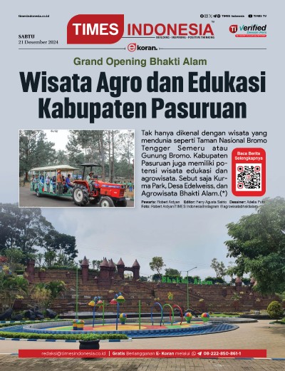 Edisi Sabtu, 21 Desember 2024: E-Koran, Bacaan Positif Masyarakat 5.0