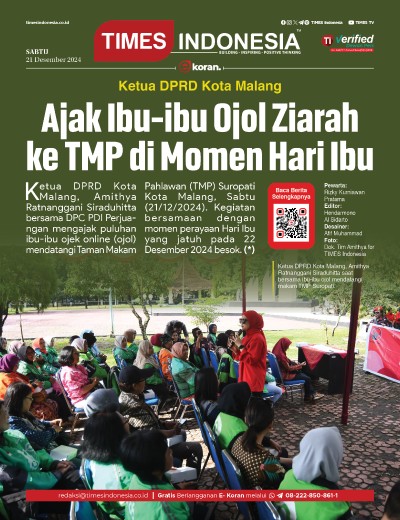 Edisi Sabtu, 21 Desember 2024: E-Koran, Bacaan Positif Masyarakat 5.0