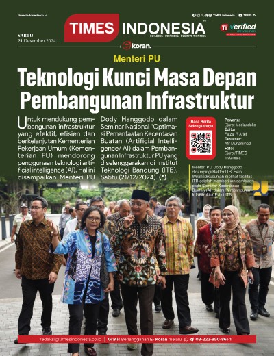 Edisi Sabtu, 21 Desember 2024: E-Koran, Bacaan Positif Masyarakat 5.0