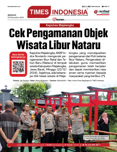 Edisi Minggu, 22 Desember 2024: E-Koran, Bacaan Positif Masyarakat 5.0