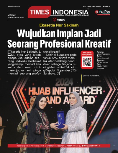 Edisi Minggu, 22 Desember 2024: E-Koran, Bacaan Positif Masyarakat 5.0