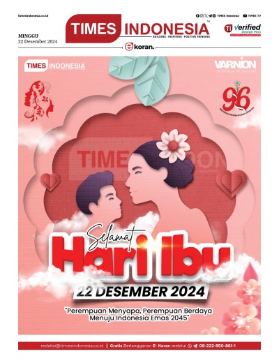 Edisi Minggu, 22 Desember 2024: E-Koran, Bacaan Positif Masyarakat 5.0