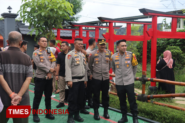 Kapolres Majalengka Cek Pengamanan di Objek Wisata saat Libur Nataru