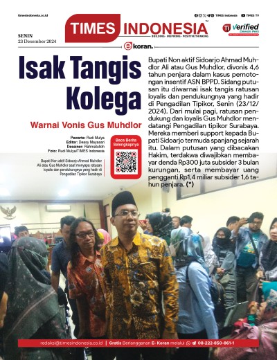 Edisi Senin, 23 Desember 2024: E-Koran, Bacaan Positif Masyarakat 5.0