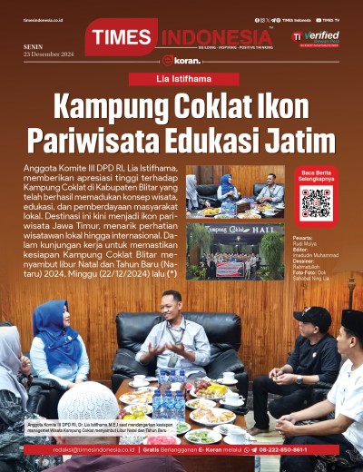 Edisi Senin, 23 Desember 2024: E-Koran, Bacaan Positif Masyarakat 5.0