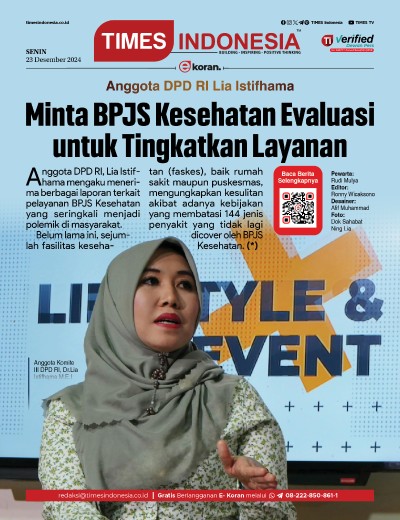 Edisi Senin, 23 Desember 2024: E-Koran, Bacaan Positif Masyarakat 5.0