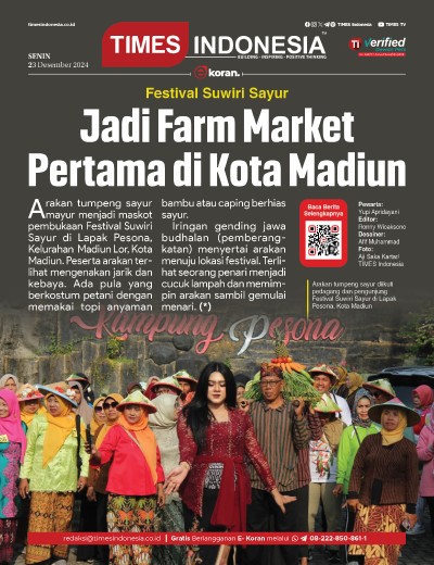 Edisi Senin, 23 Desember 2024: E-Koran, Bacaan Positif Masyarakat 5.0