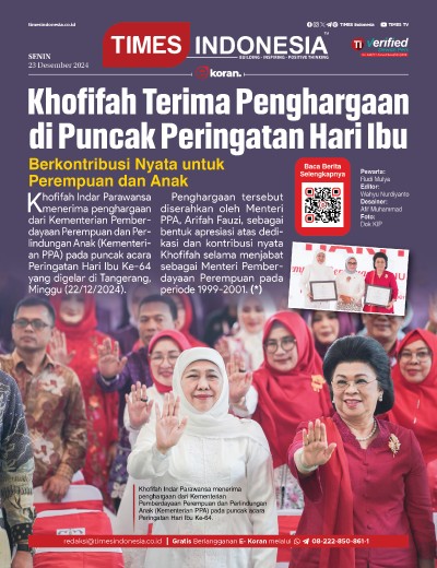 Edisi Senin, 23 Desember 2024: E-Koran, Bacaan Positif Masyarakat 5.0