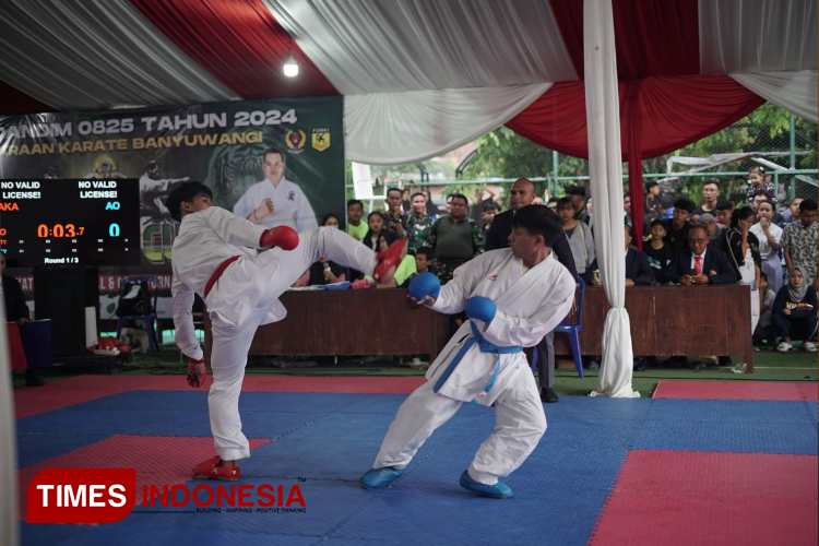 Tumbuhkan Jiwa Petarung di Banyuwangi, Kejuaraan Karate Dandim Cup 2024 Sukses Digelar