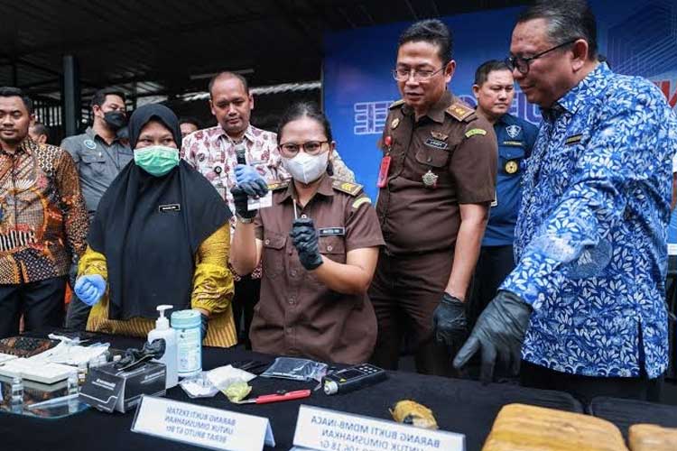 Jelang Nataru, BNN RI Lakukan Pemusnahan Ratusan Kilogram Narkotika