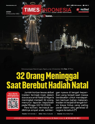 Edisi Senin, 23 Desember 2024: E-Koran, Bacaan Positif Masyarakat 5.0