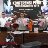 Polres Mojokerto Kota Tangkap Pembunuh Sadis, Terancam Hukuman Mati