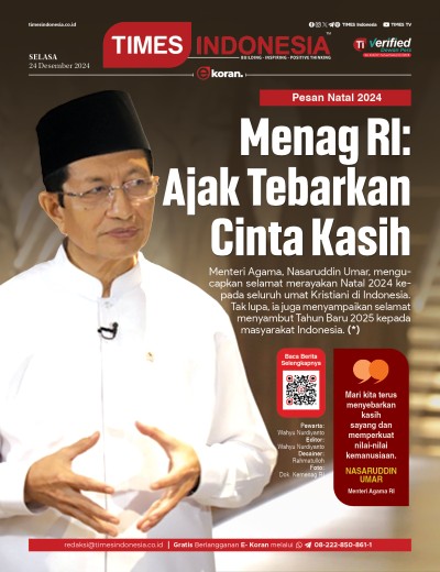 	Edisi Selasa, 24 Desember 2024: E-Koran, Bacaan Positif Masyarakat 5.0