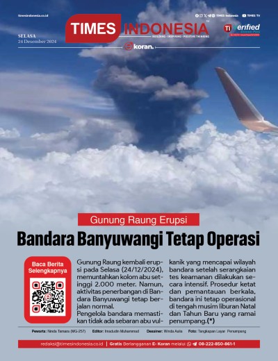 	Edisi Selasa, 24 Desember 2024: E-Koran, Bacaan Positif Masyarakat 5.0